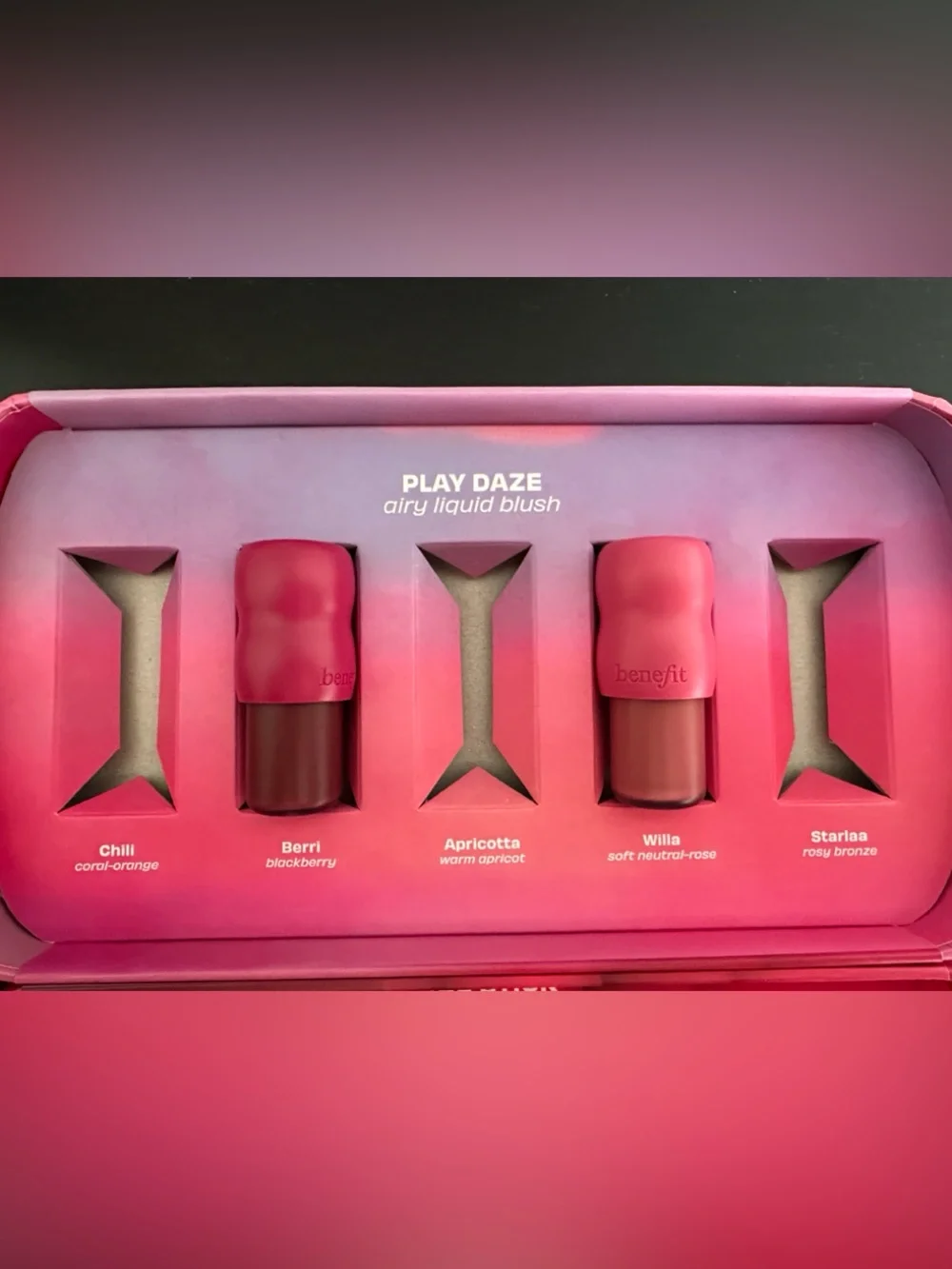 Benefit Play Daze & Juice Stick Blush Set with 6 Shades